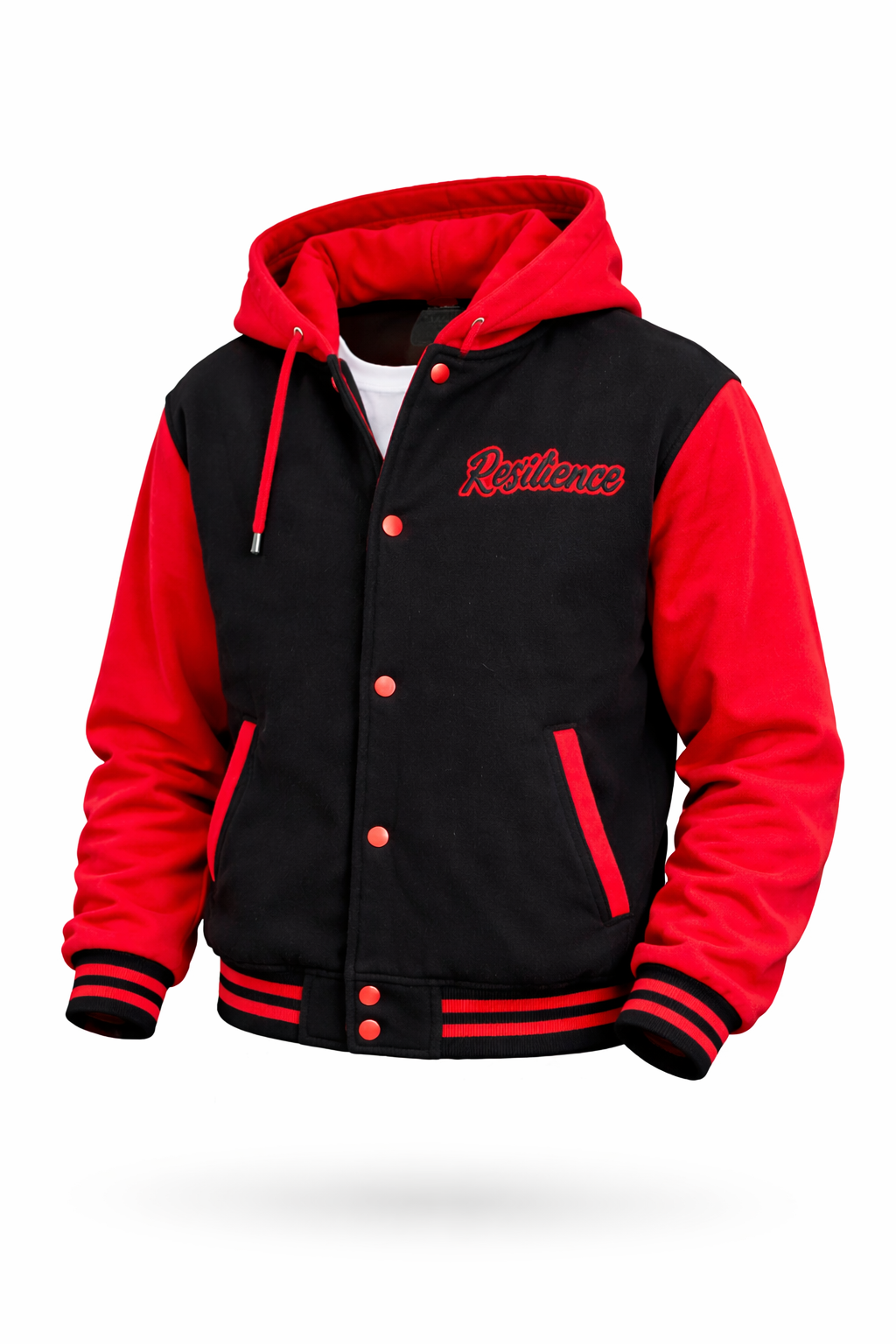 Hooded Varsity Jacket