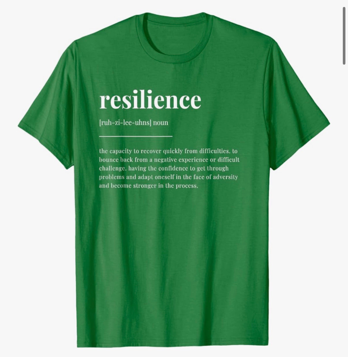 Resilience Definition T-Shirt