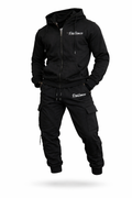Full Zip Hoodie Set w/ Flared Cargo Pants