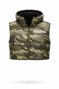 Cropped Camo Vest