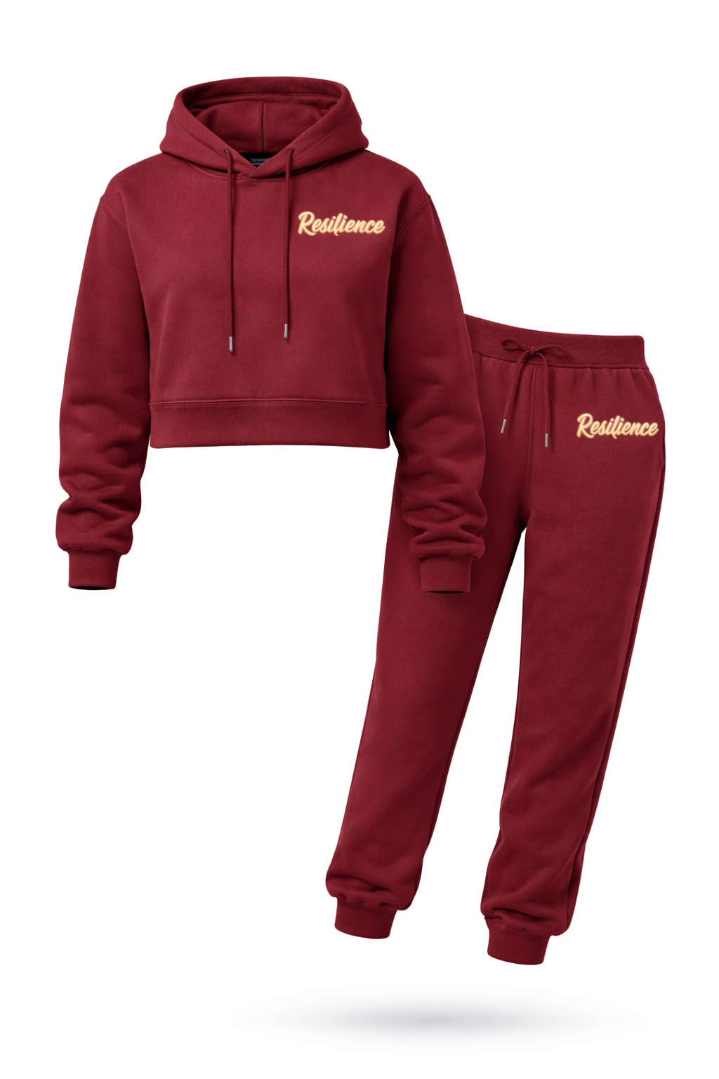 Cropped Sweatsuit Set
